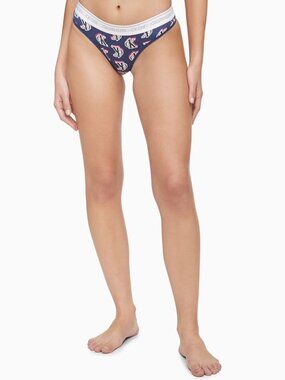 Calvin Klein Womens One Cotton Thong Underwear